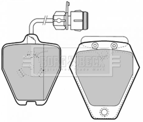 BORG & BECK Jarrupala, levyjarru BBP1577